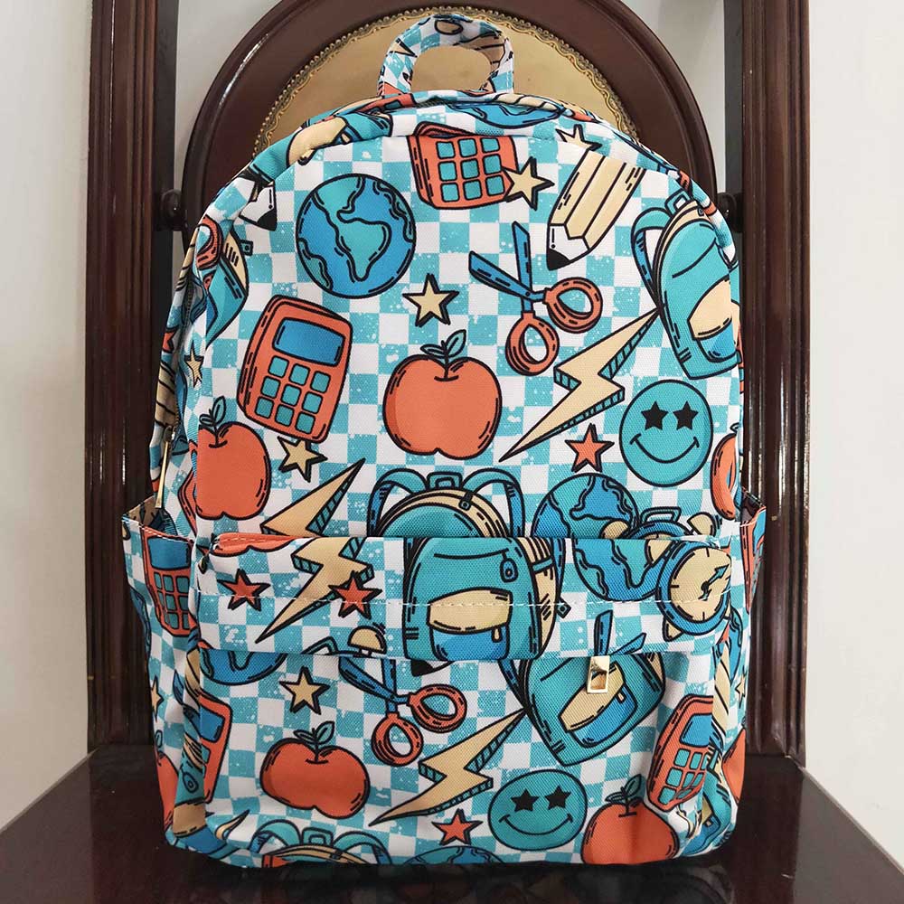 Baby Kids Children Back To School Green Back Bags