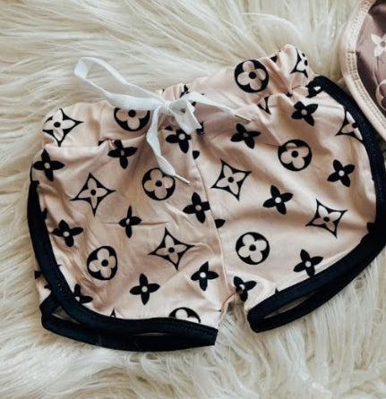 Preorder moq 5 each color Baby girls flowers sports Shorts Bottoms