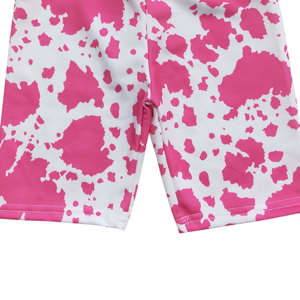 Baby Kids Girls Biking Pink Tie Dye Summer Shorts