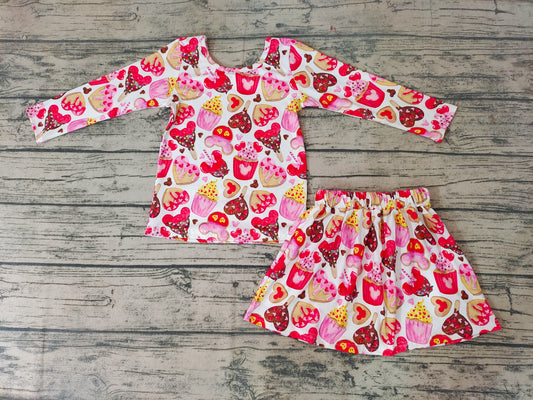Baby Girls Cartoon Skirt Mouse clothes sets