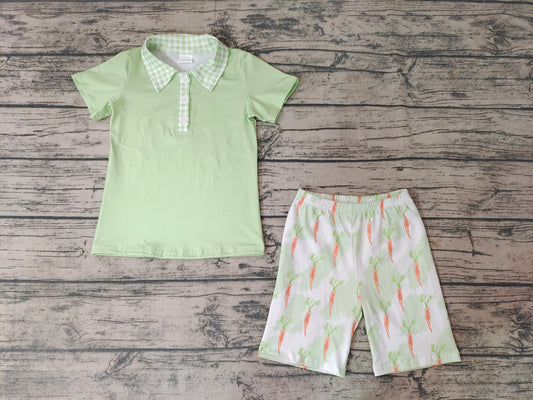 Baby Boys Easter Carrot shorts sets