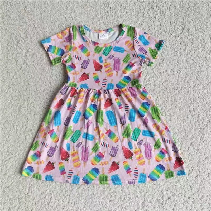 Baby girls popstick short sleeve dress221205