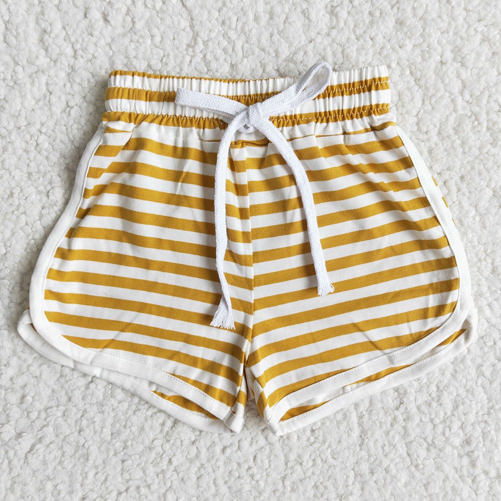 Baby girls summer sports design shorts 19