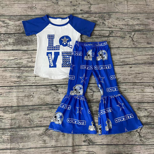 Blue love team bell sets