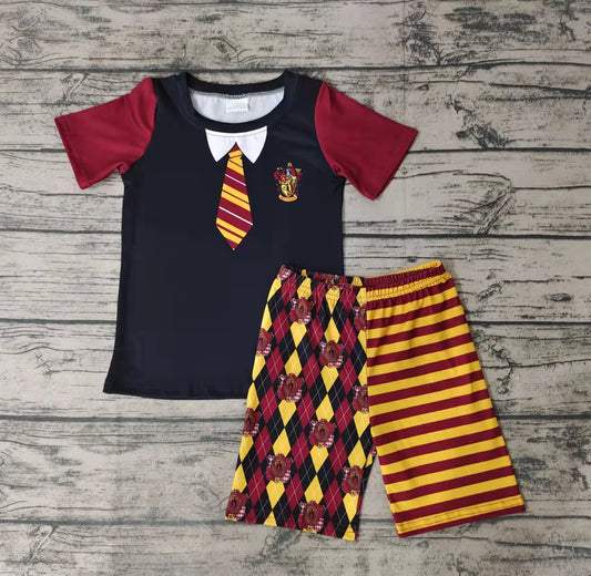 Baby boys magic school cartoon halloween sets