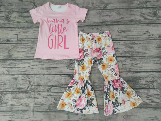 Baby girls mama's little girl pants clothes