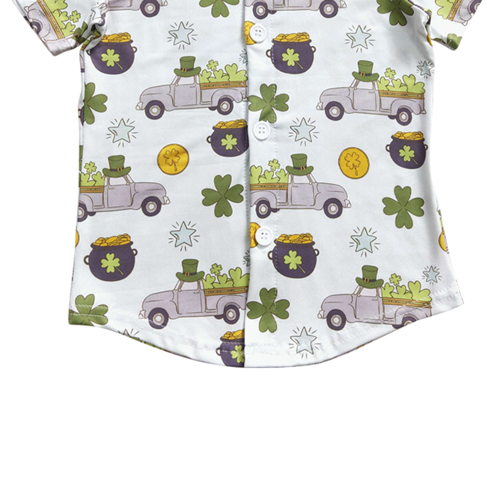Baby Boys St Patrick Day Short Sleeve Shirts Tops