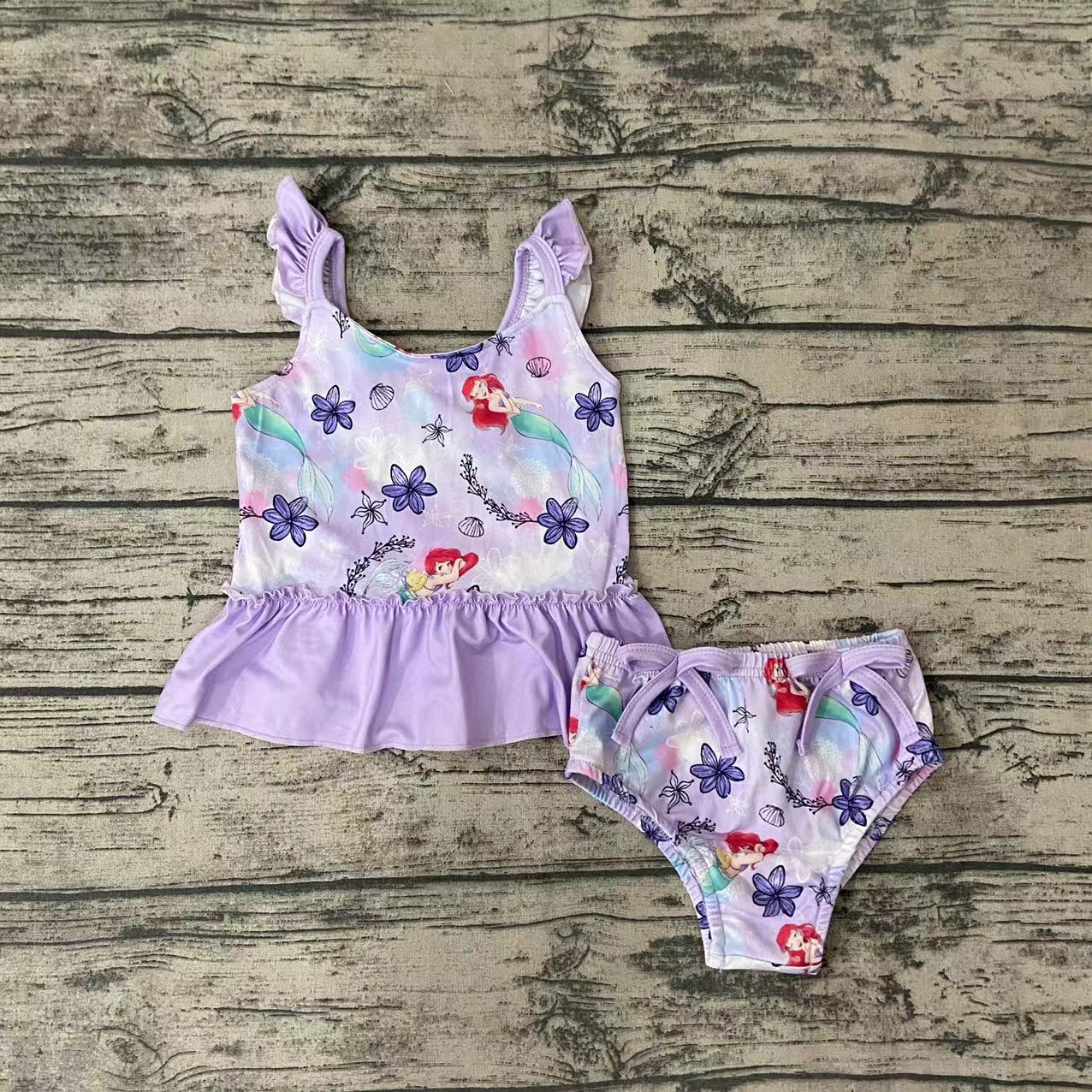 Baby Girls Mermaid Summer Two Pieces Swimsuits