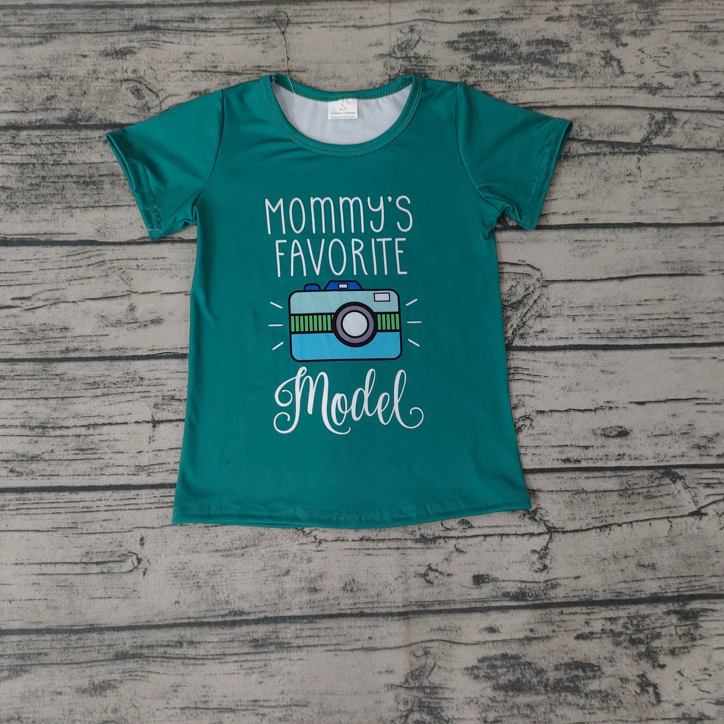 Baby Girls Short Sleeve Mommy's Favorite model Shirts Tops