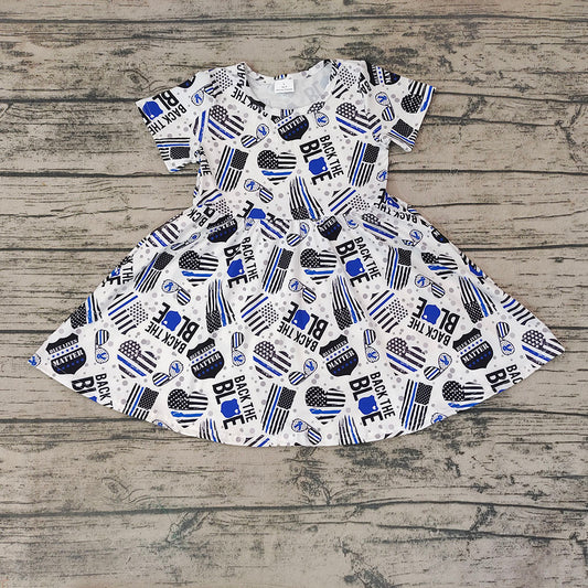 Baby Girls Flag Knee Length Dresses