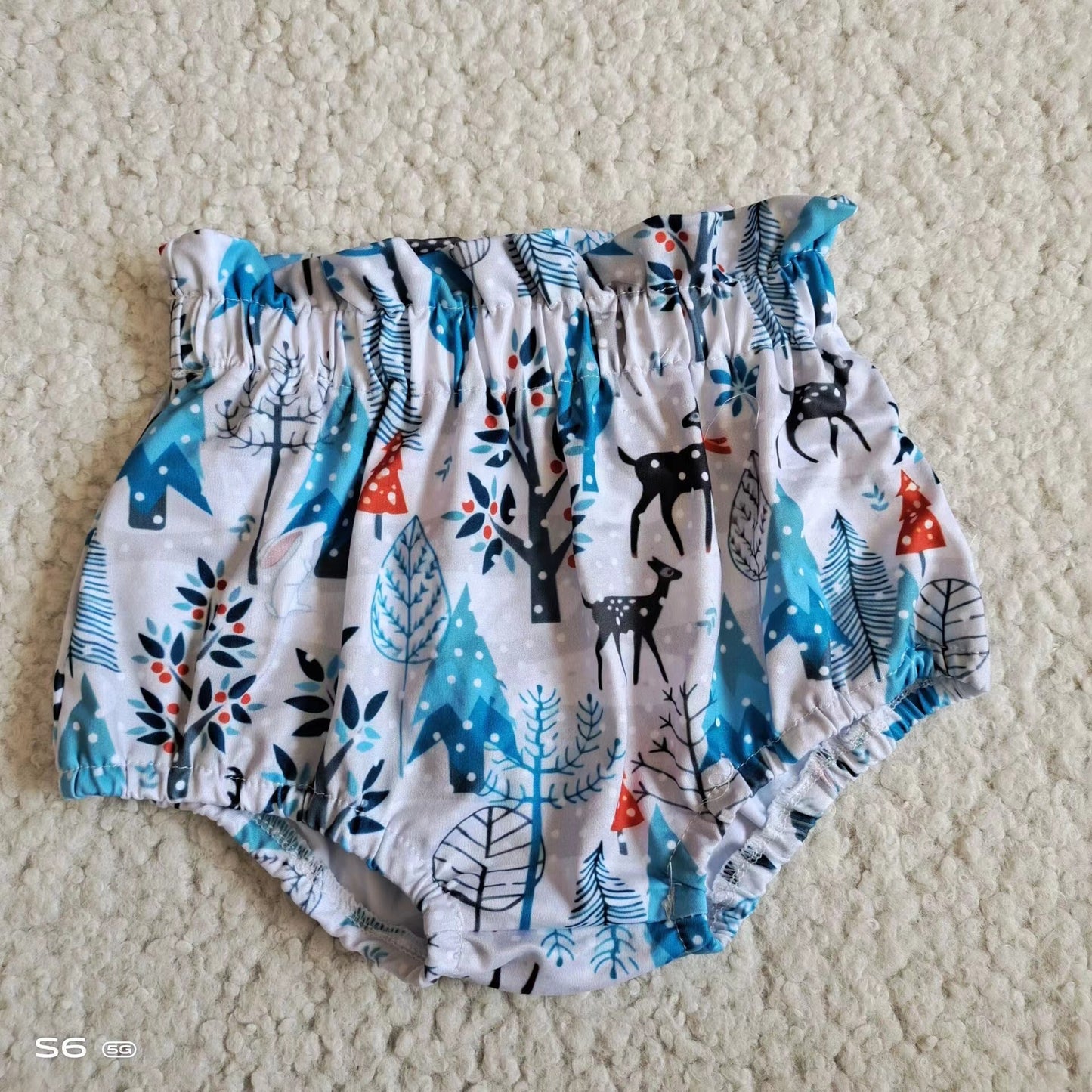 Baby Girls forest deer bummies bloomers