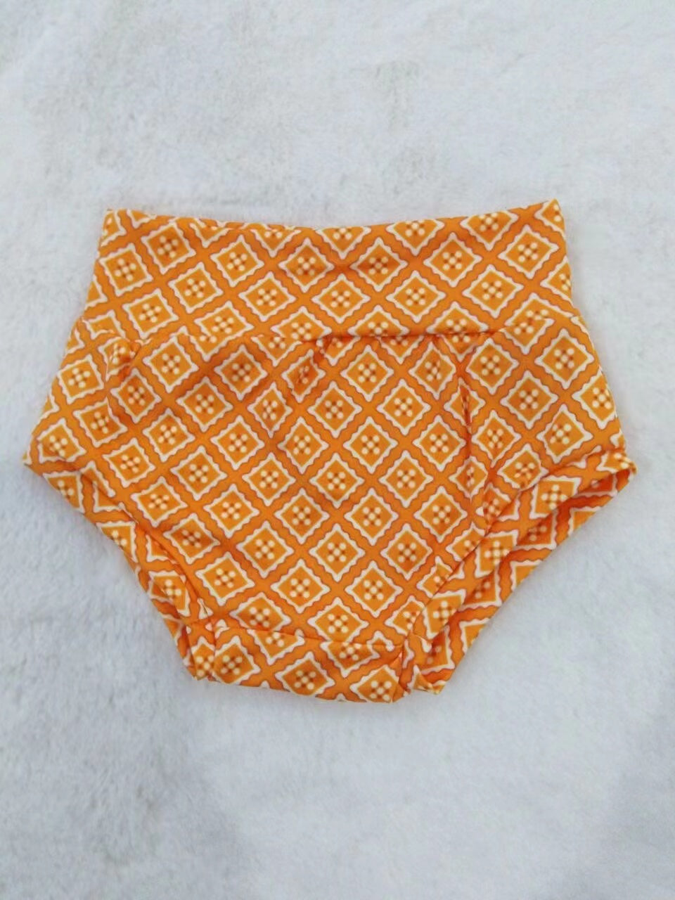 Infant toddler girls yellow color bummies bloomers