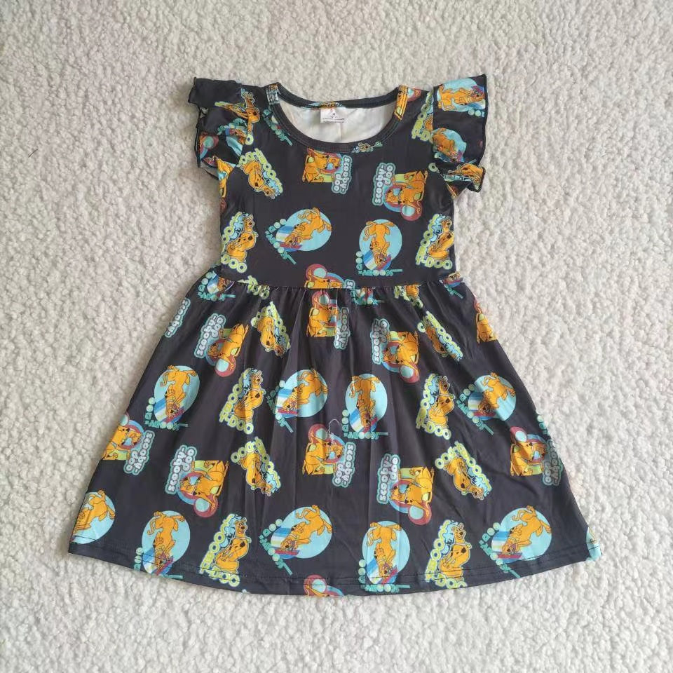 Baby girls dog pearl dresses