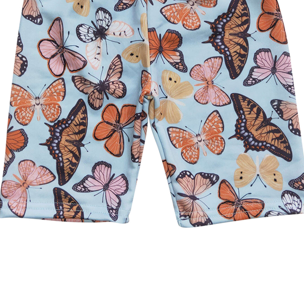 Baby Kids Girls Biking Butterfly Colorful Summer Shorts