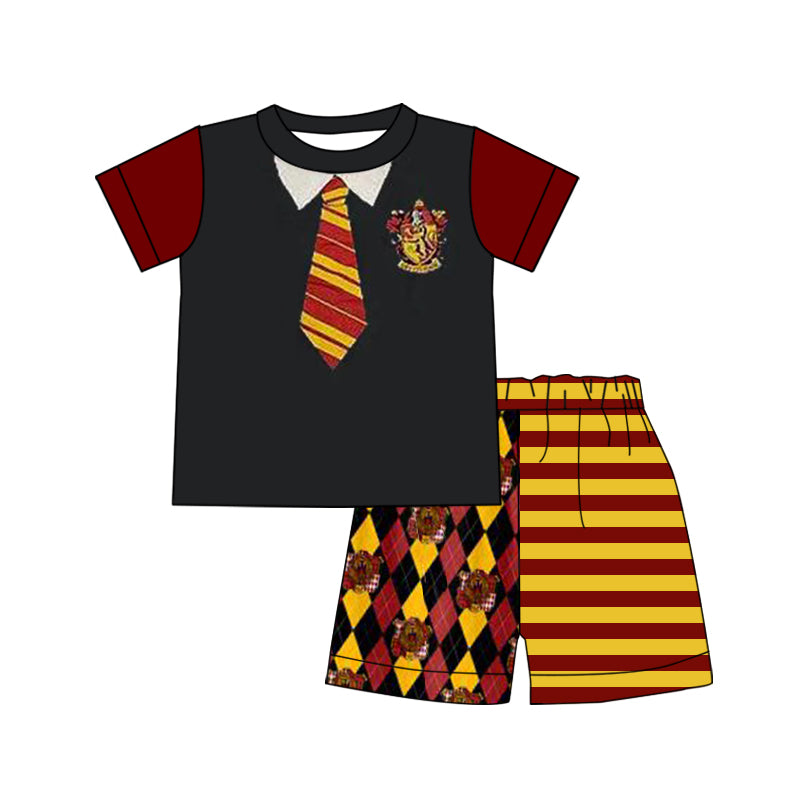 Baby boys magic school cartoon halloween sets