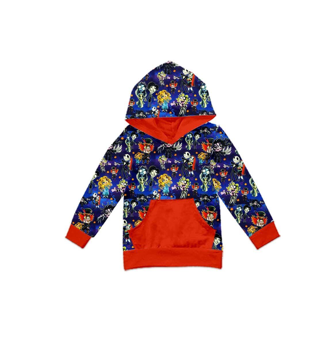 Baby Boys princess Halloween cartoon hooded shirts