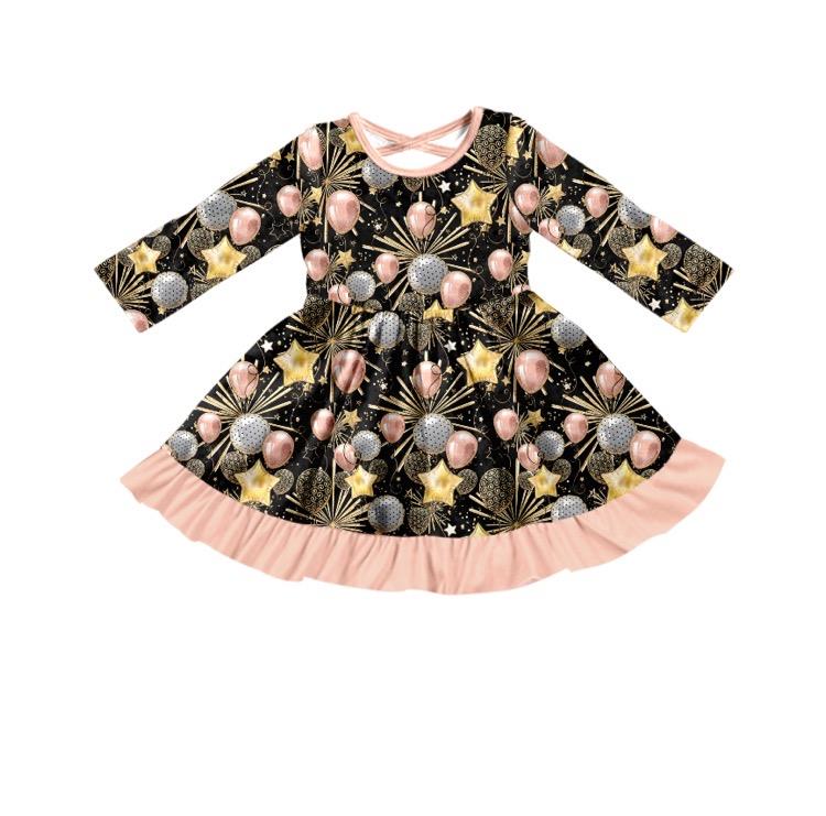 Baby girls new year balloon dresses