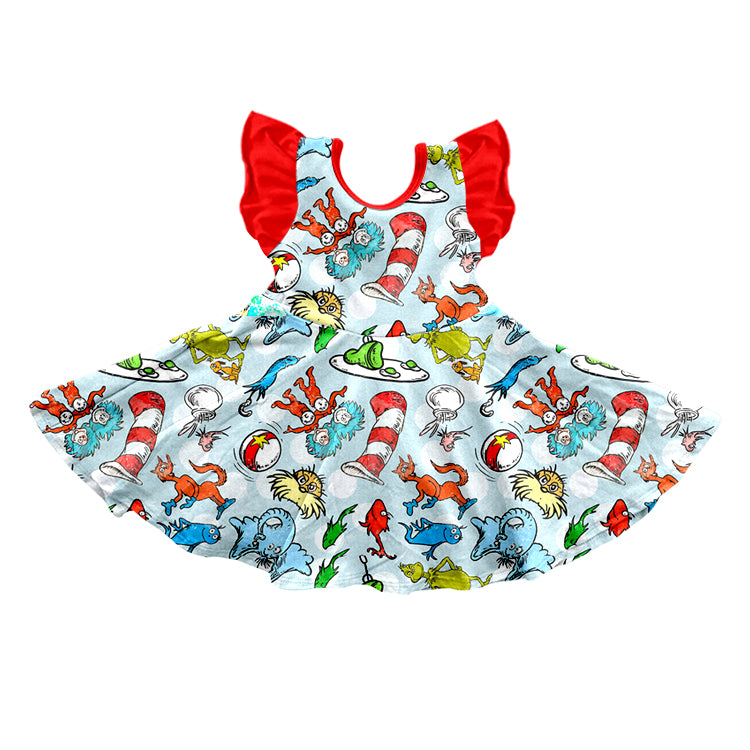 Baby Girls Cartoon Reading dresses