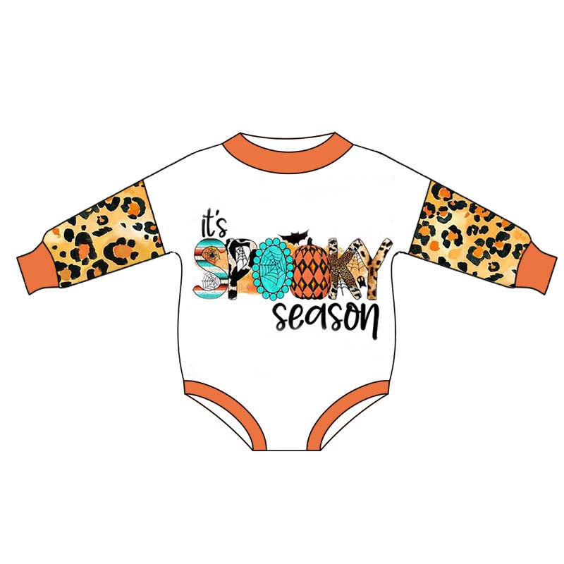 Baby girls Halloween spooky rompers