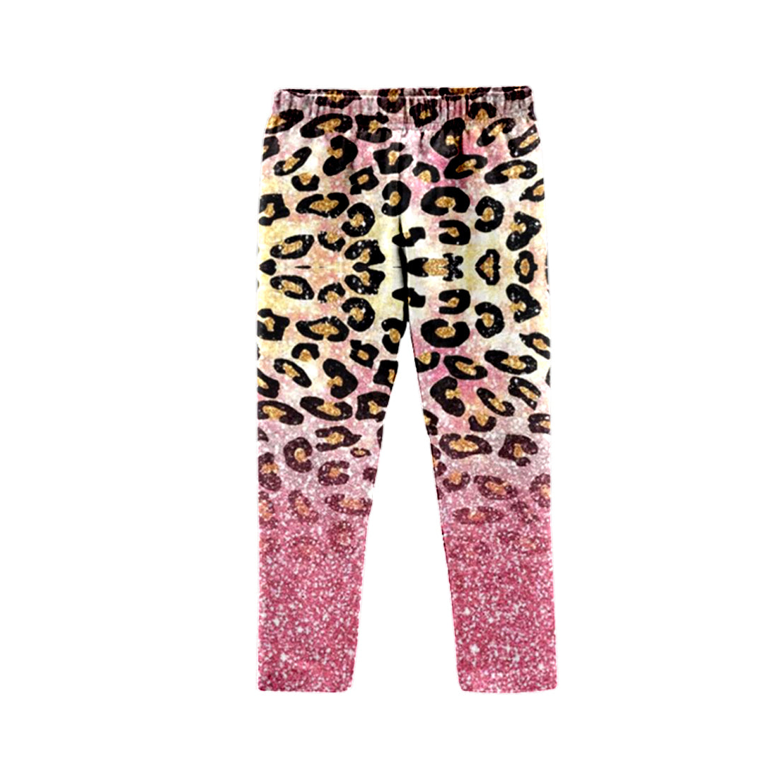 Baby Girls pink leopard colorful legging pants