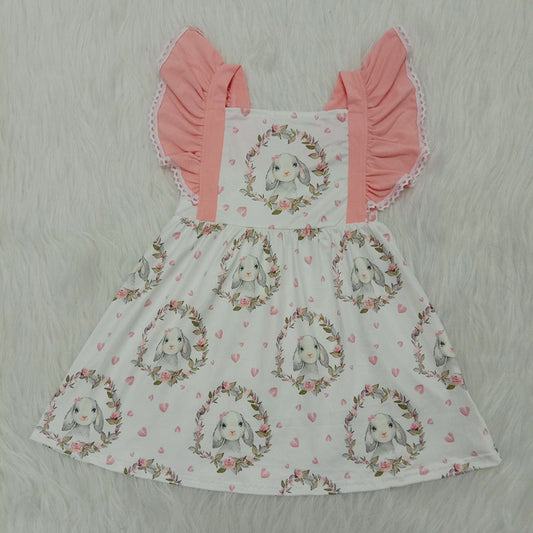 Easter pink rabbit dresses