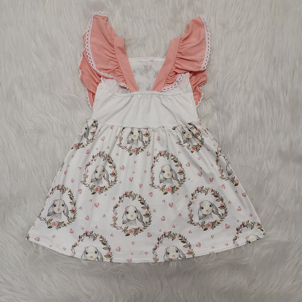 Easter pink rabbit dresses