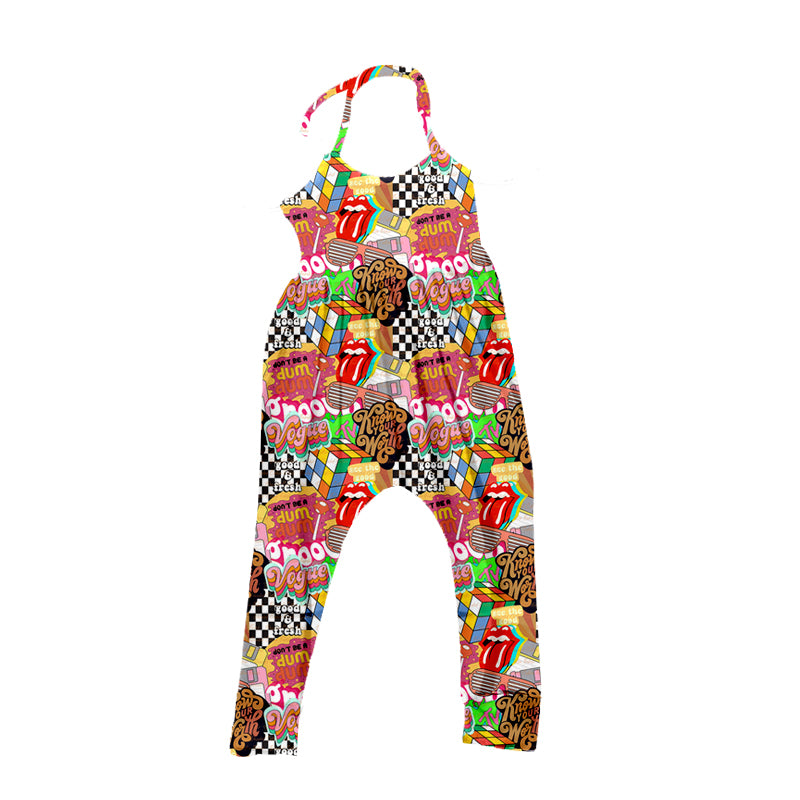 Baby girls Mouth Jumpsuits
