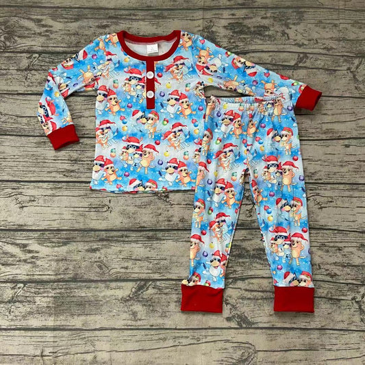 Baby Boys Christmas dog pajamas
