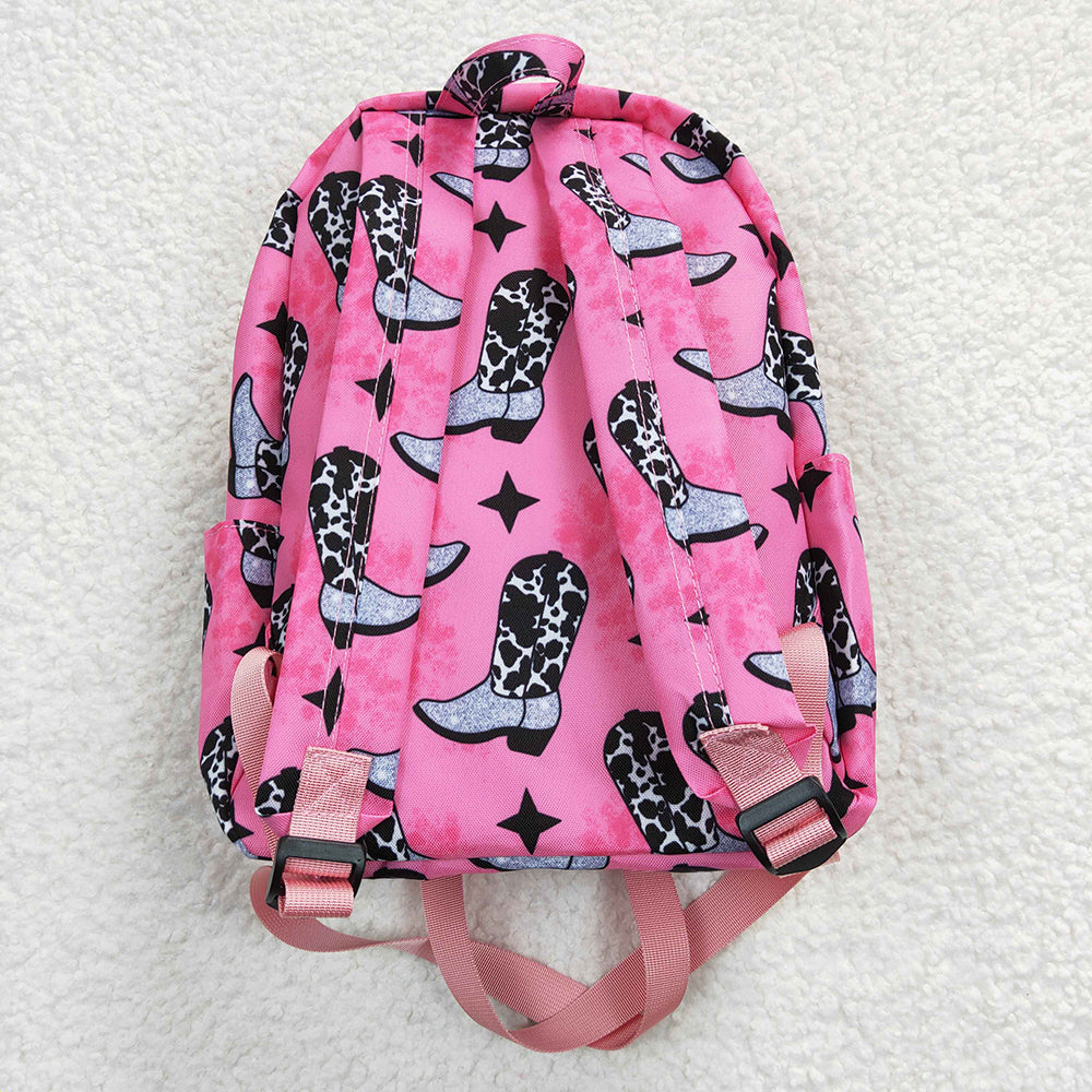 Baby Kids Children Western Boots Prints Back Bags
