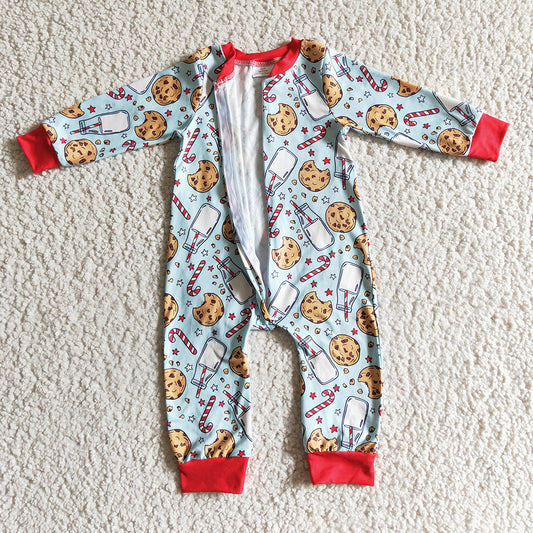 Baby boys Christmas santa milk rompers