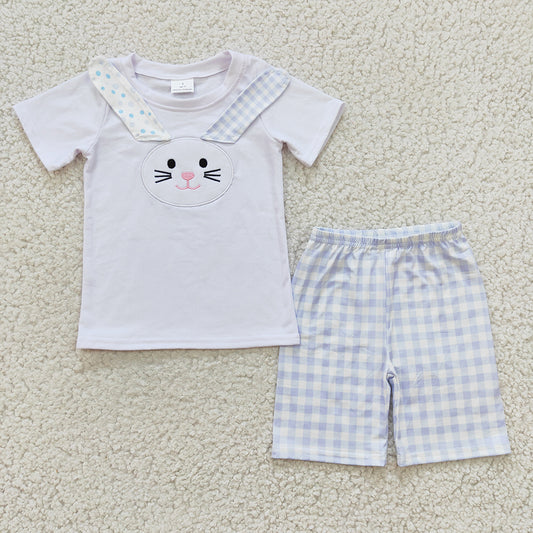 Baby Boys Easter rabbit shorts sets