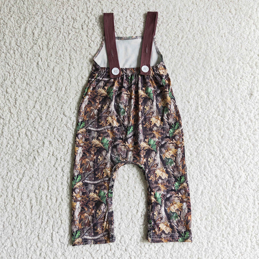 baby boys camo deer jumpsuits overalls