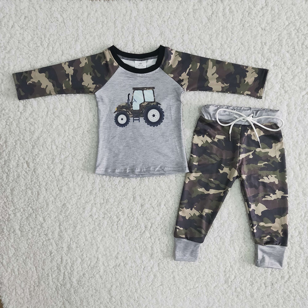 Camo tractor pants set