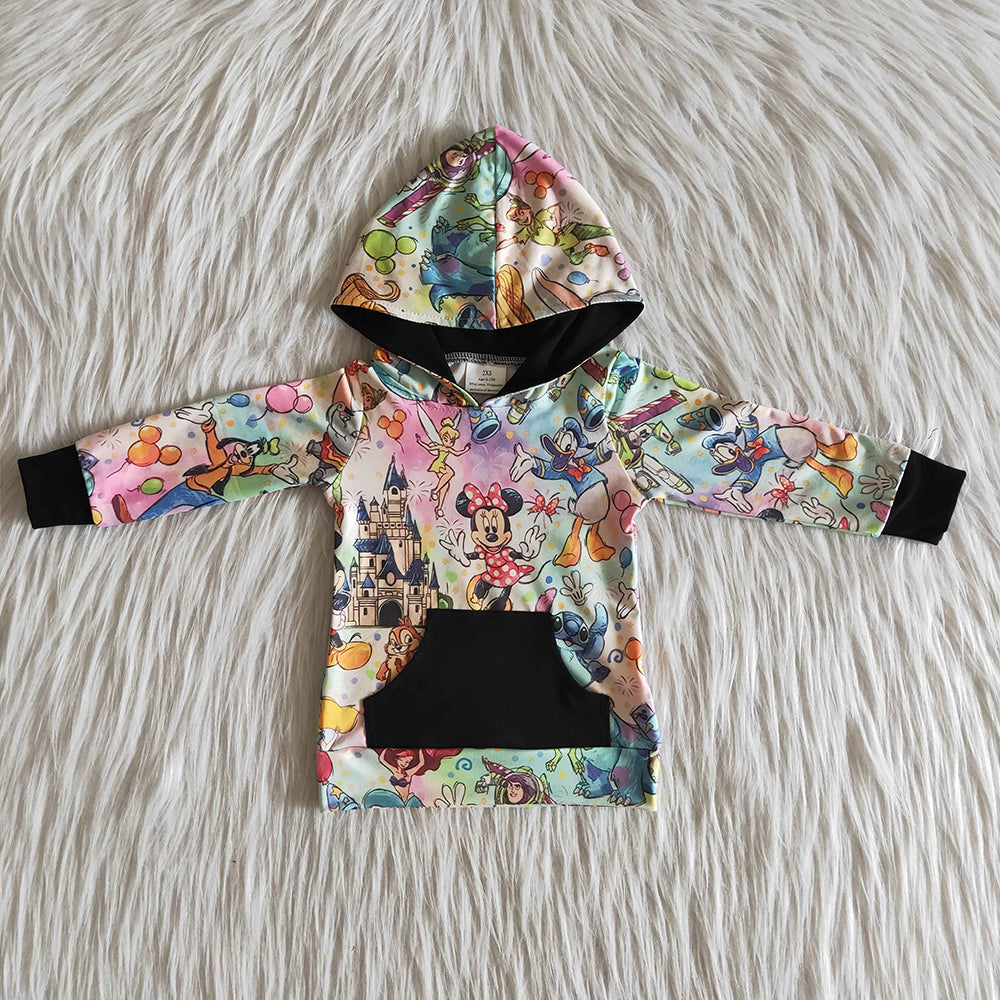 Cartoon hoodie top