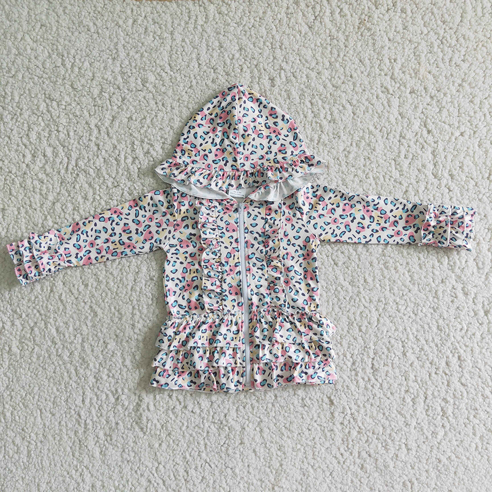 Colorful leopard cardigan jackets