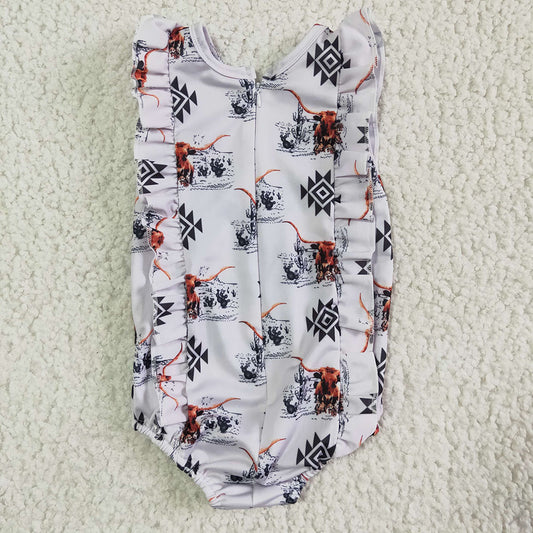 Baby Girls western one piece swimsuits