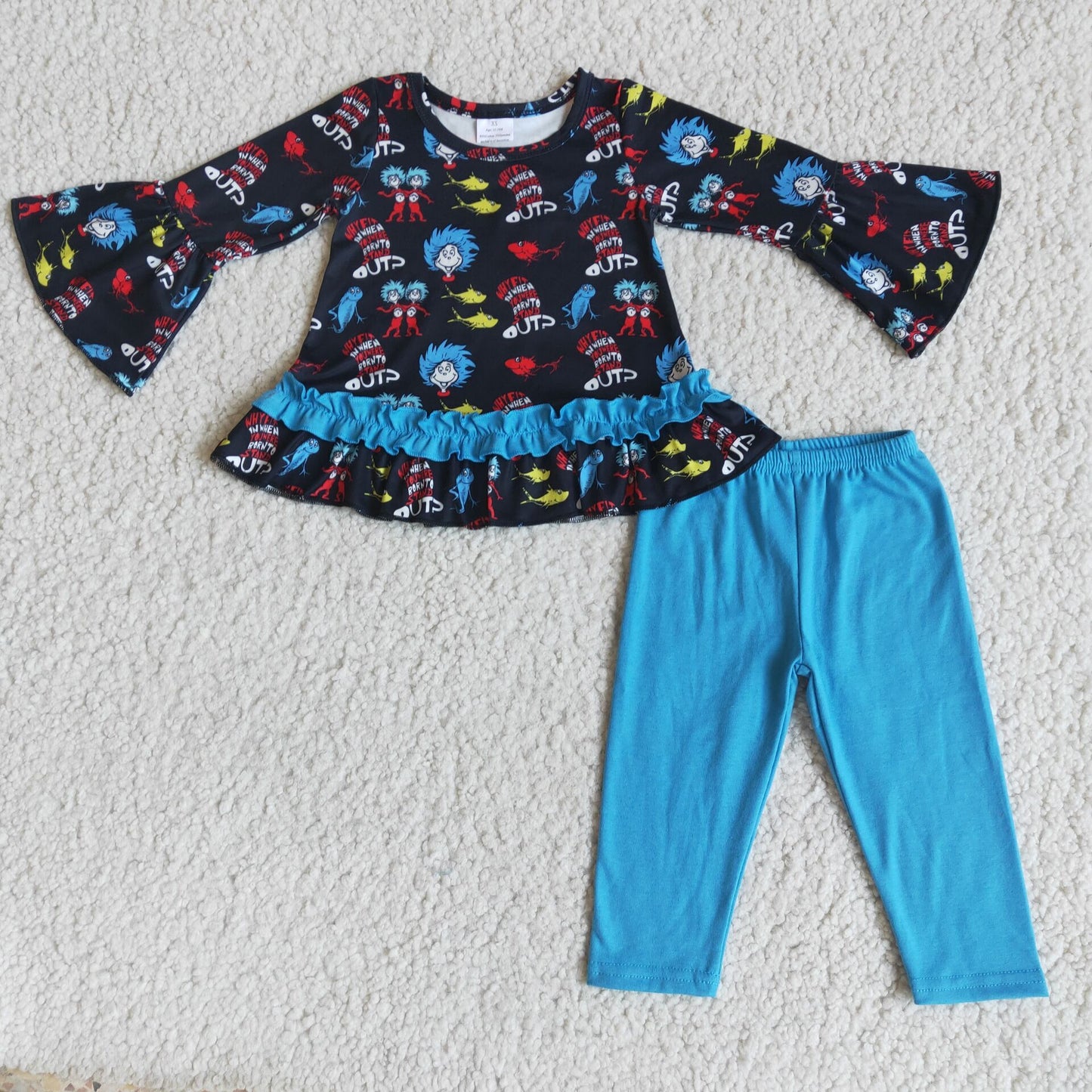 dr reading school legging spring sets