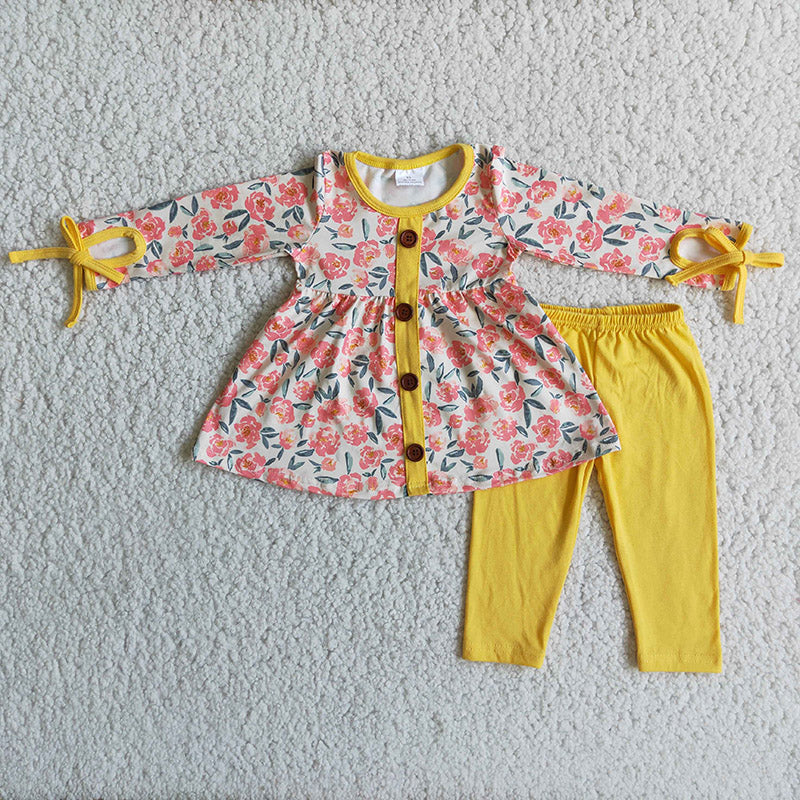 Fall floral legging set-Promotion