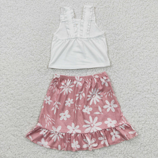 Baby Girls Strap Top Skirts Summer Shorts Sets
