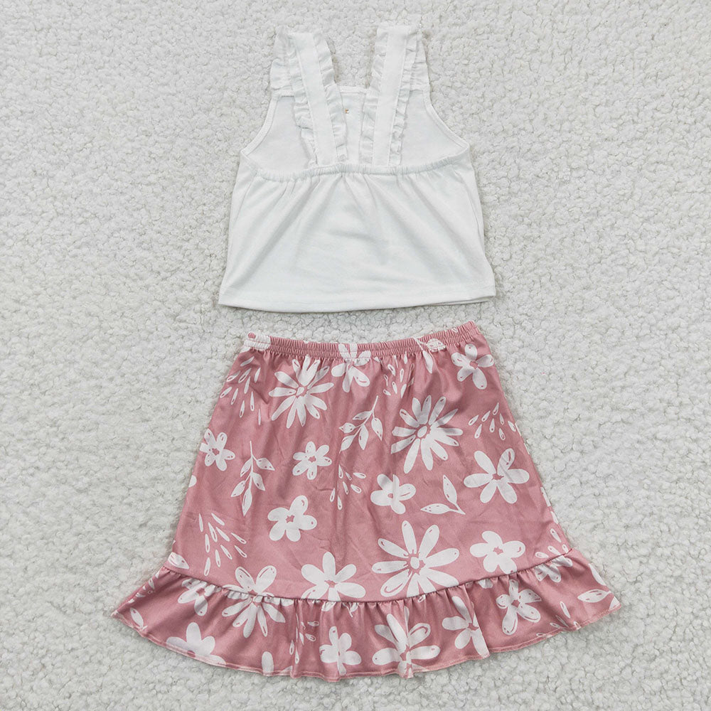 Baby Girls Strap Top Skirts Summer Shorts Sets