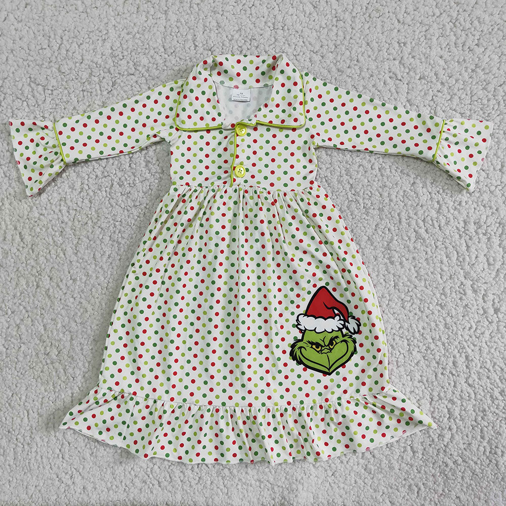 Girls grin Dots Gowns