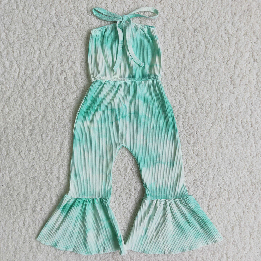 Sling green soft romper