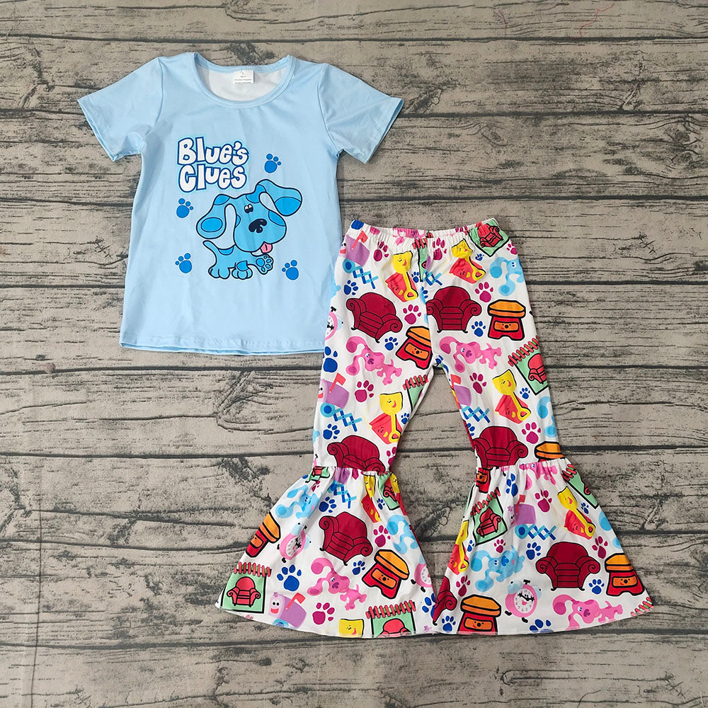 Cute blue dog bell sets