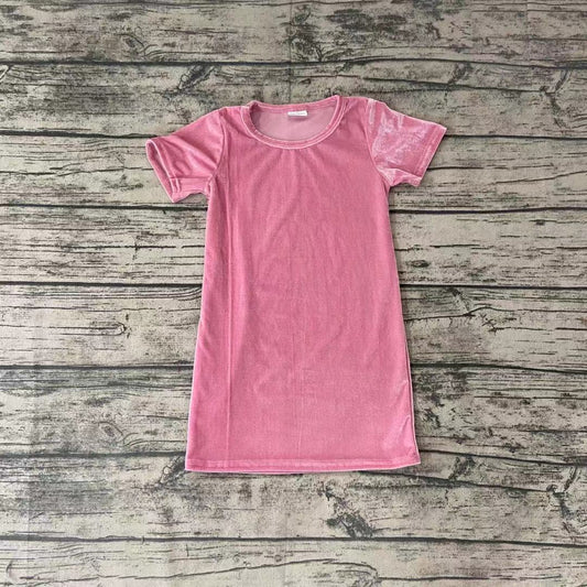 Pink Velvet Dress