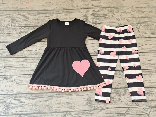 Valentines heart legging sets