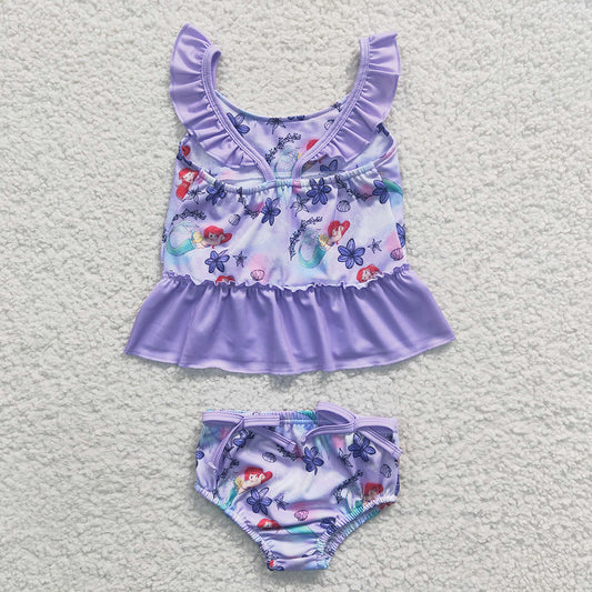 Baby Girls Mermaid Summer Two Pieces Swimsuits