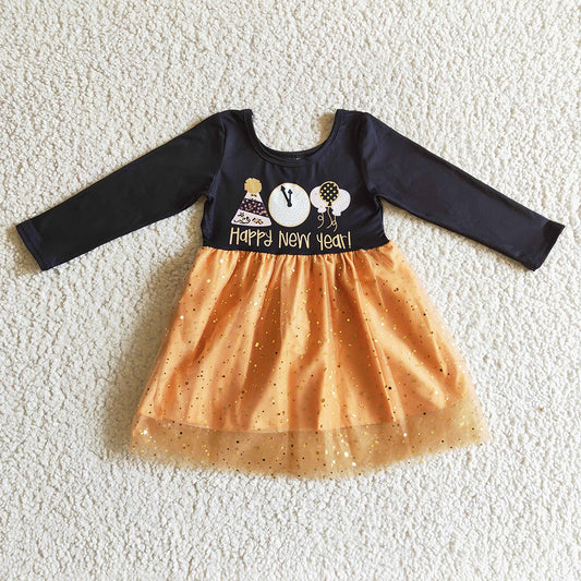 Baby girls Happy New Year tutu dresses