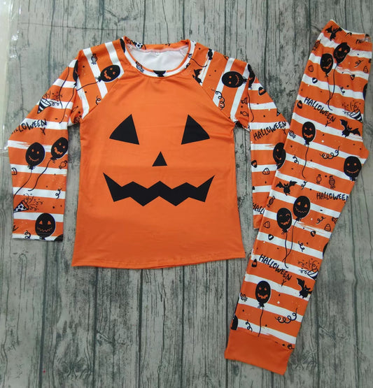 Father Adult men Halloween face pajamas clothes sets