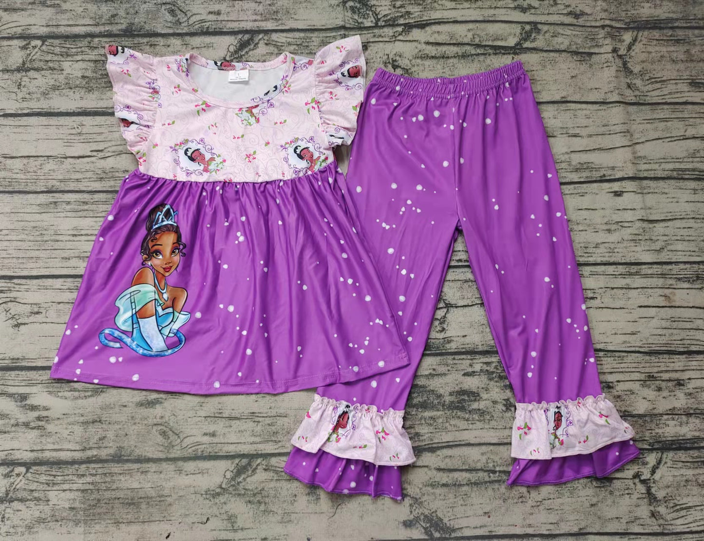 Baby Girls princess bell pants clothing sets 1