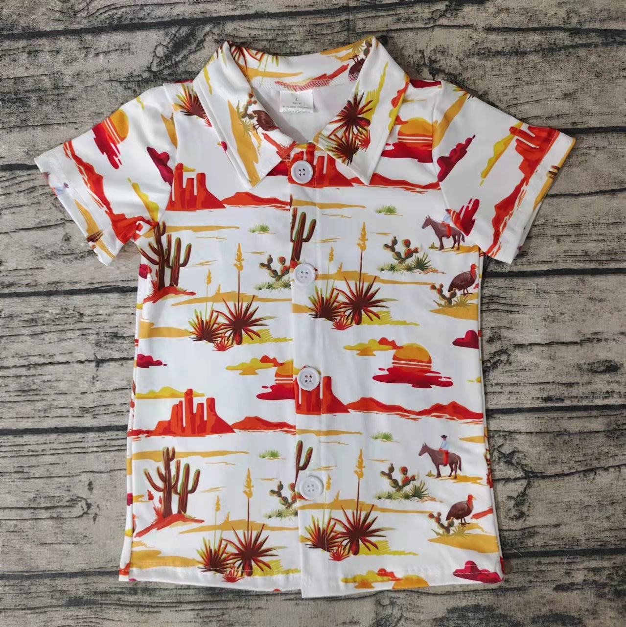 Baby Boys western button up shirts 6